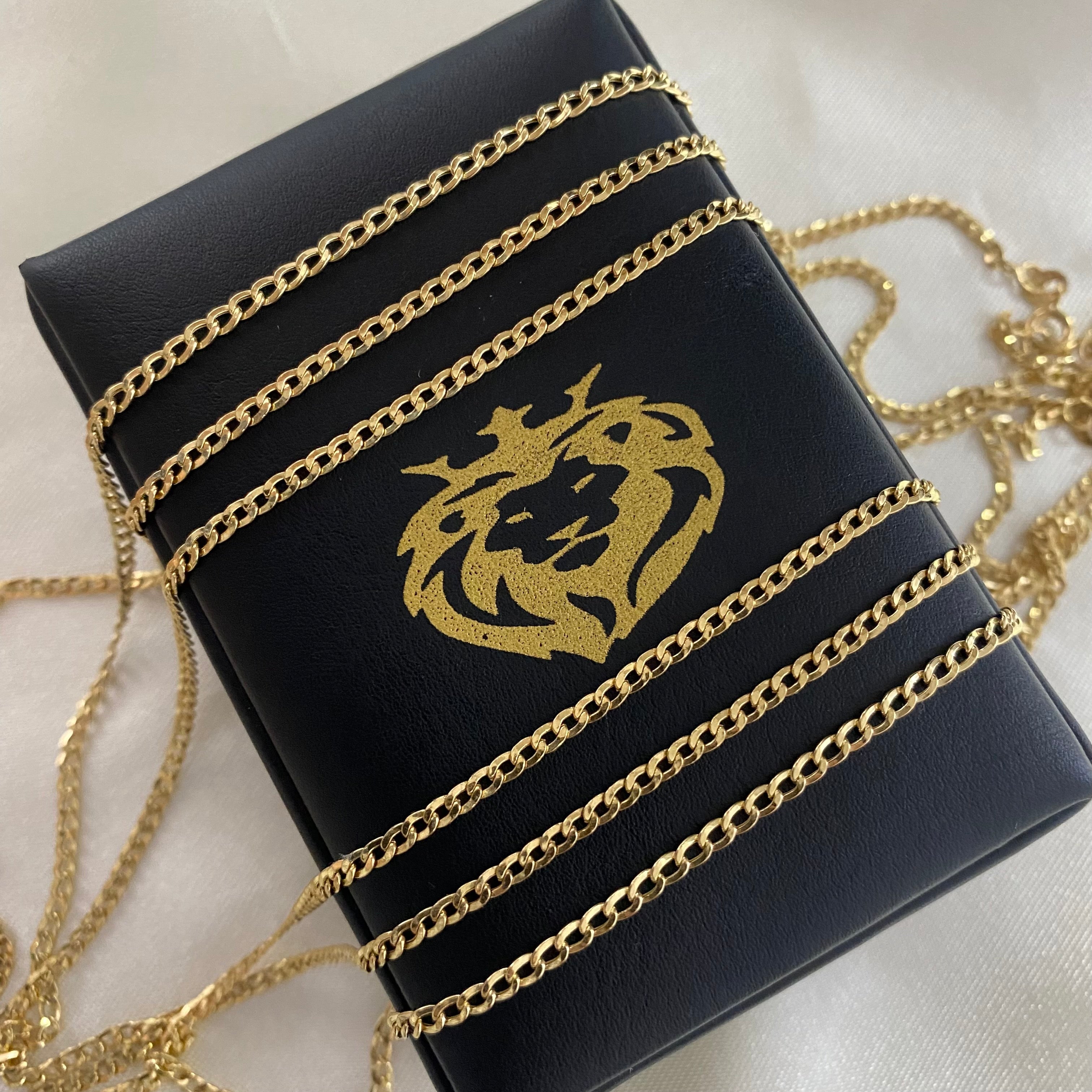 Cadena Cubana 2.5gr/45cm Oro Amarillo
