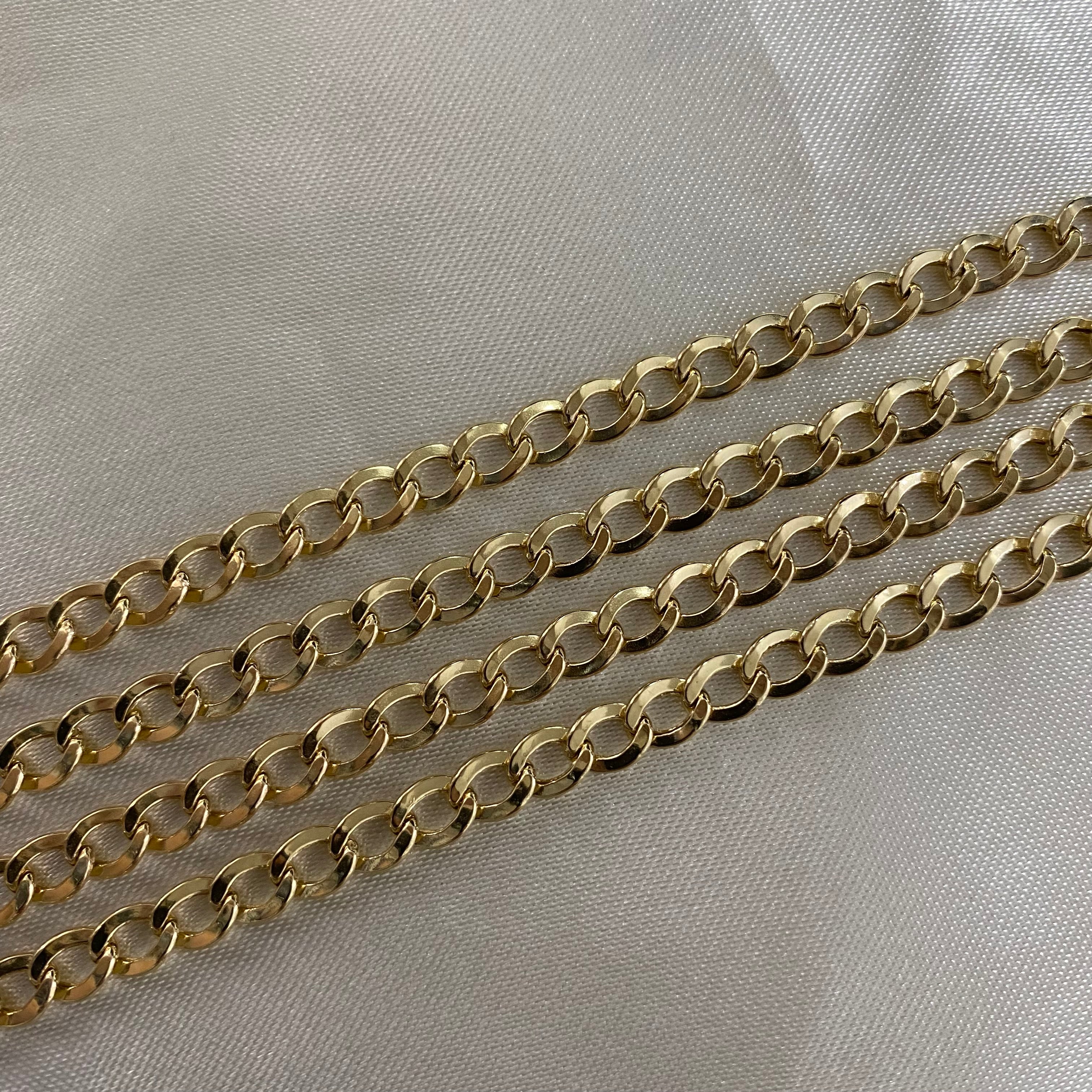 Cadena Cubana 11.5gr/60cm Oro Amarillo