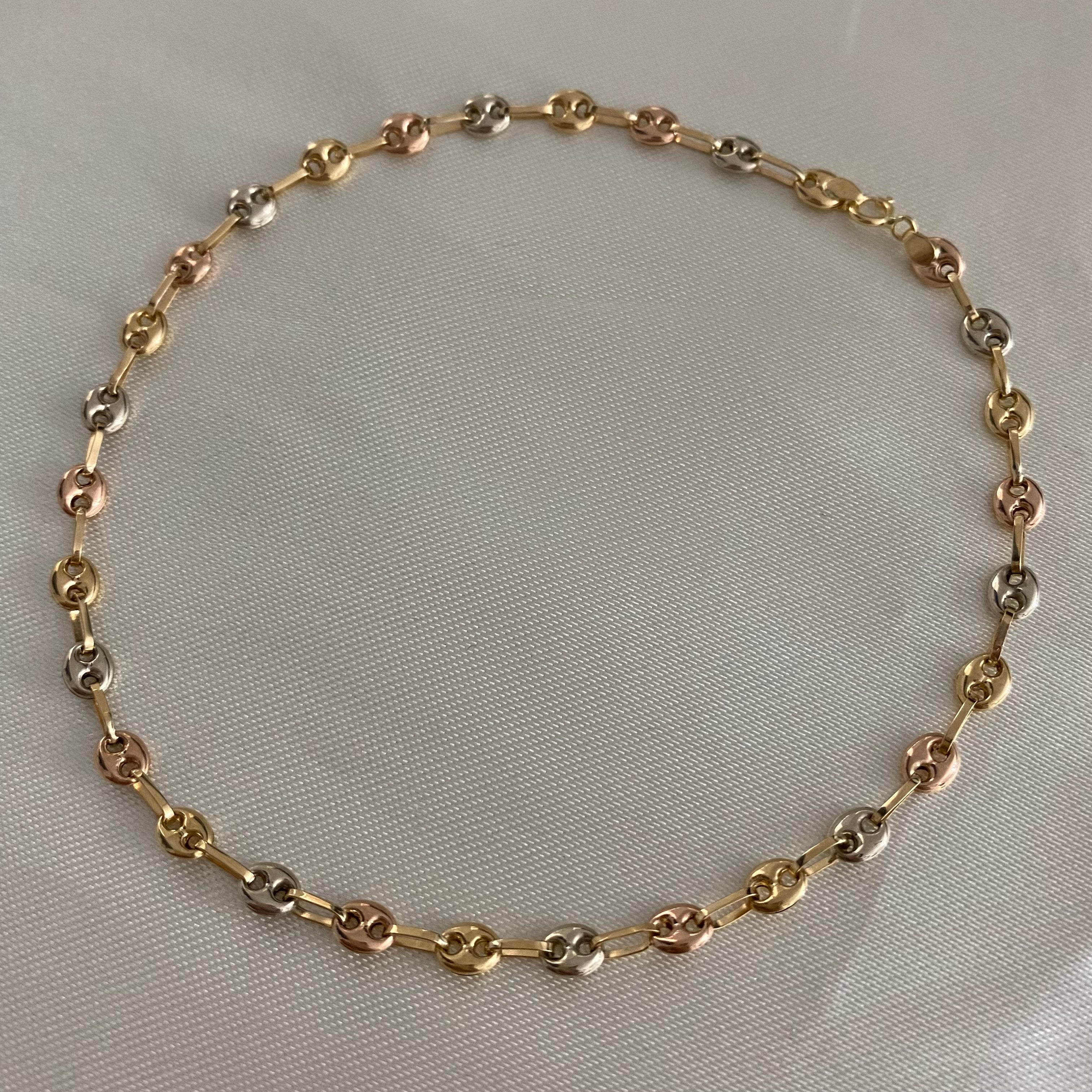 Tobillera GC 3.6gr/24.5cm Tres Oros