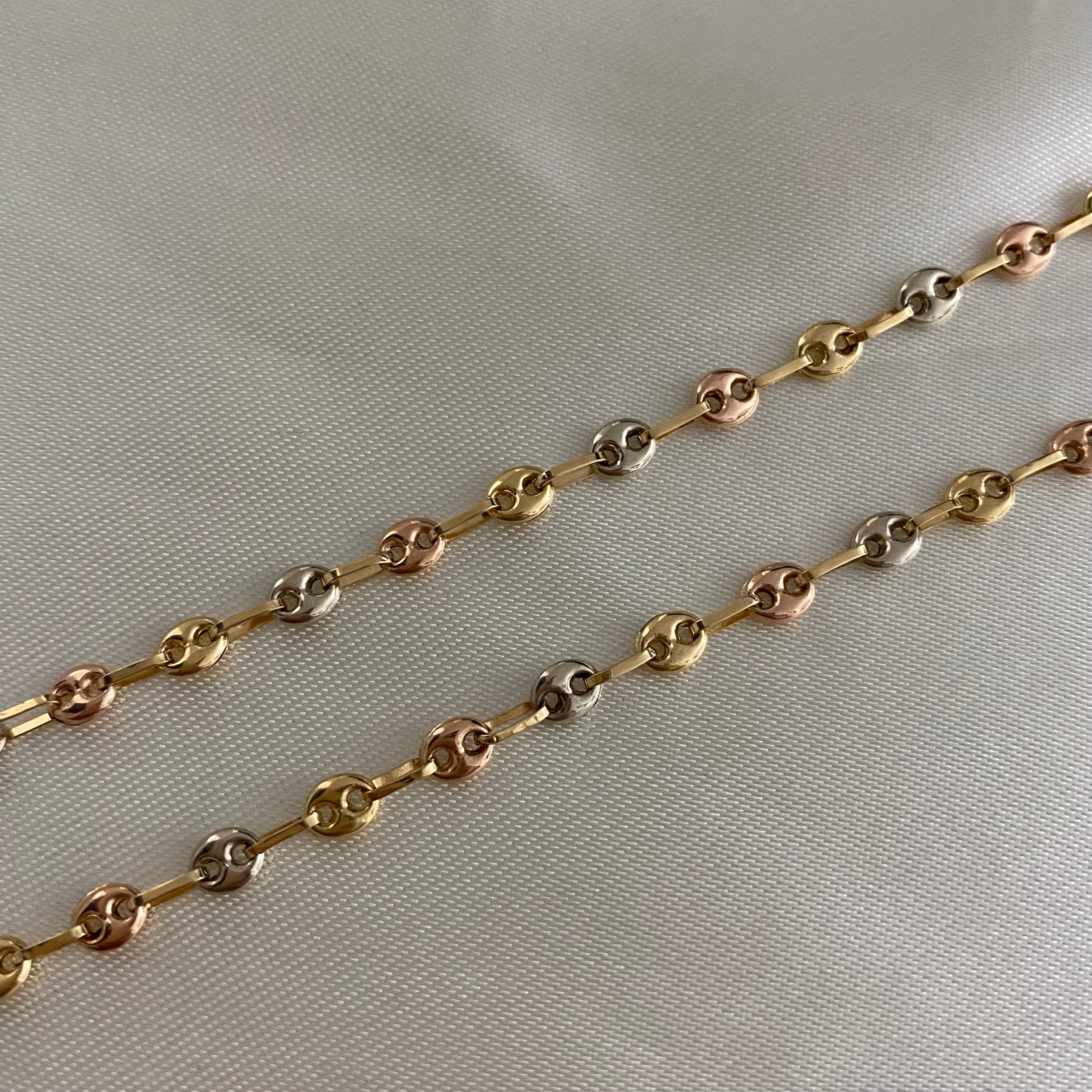 Tobillera GC 3.6gr/24.5cm Tres Oros