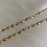 Tobillera GC 3.6gr/24.5cm Tres Oros