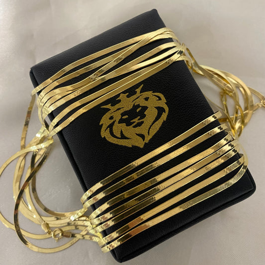 Cadena Espejo 3.0gr/45cm Oro Amarillo