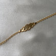 Pulso Aro Seguido 1.45gr/15cm Bebe Placa Nube Pie Oro Amarillo*