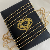 Cadena Militar 3.9gr/60cm Diamantada Amarilla