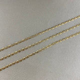 Cadena Plana 2.7gr/50cm Oro Amarillo +2