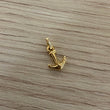 Dije Ancla 0.85gr/1.5cm Oro Amarillo*