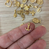 Dije Ancla 0.85gr/1.5cm Oro Amarillo*