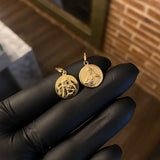 Dije Sagrado Corazón/Virgen del Carmen 2.15gr Oro Amarillo