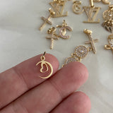 Dije Luna Corazon 0.55gr Oro Amarilo