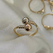 Anillo Tu y Yo 1.5gr-T 1/4 Tres Oros