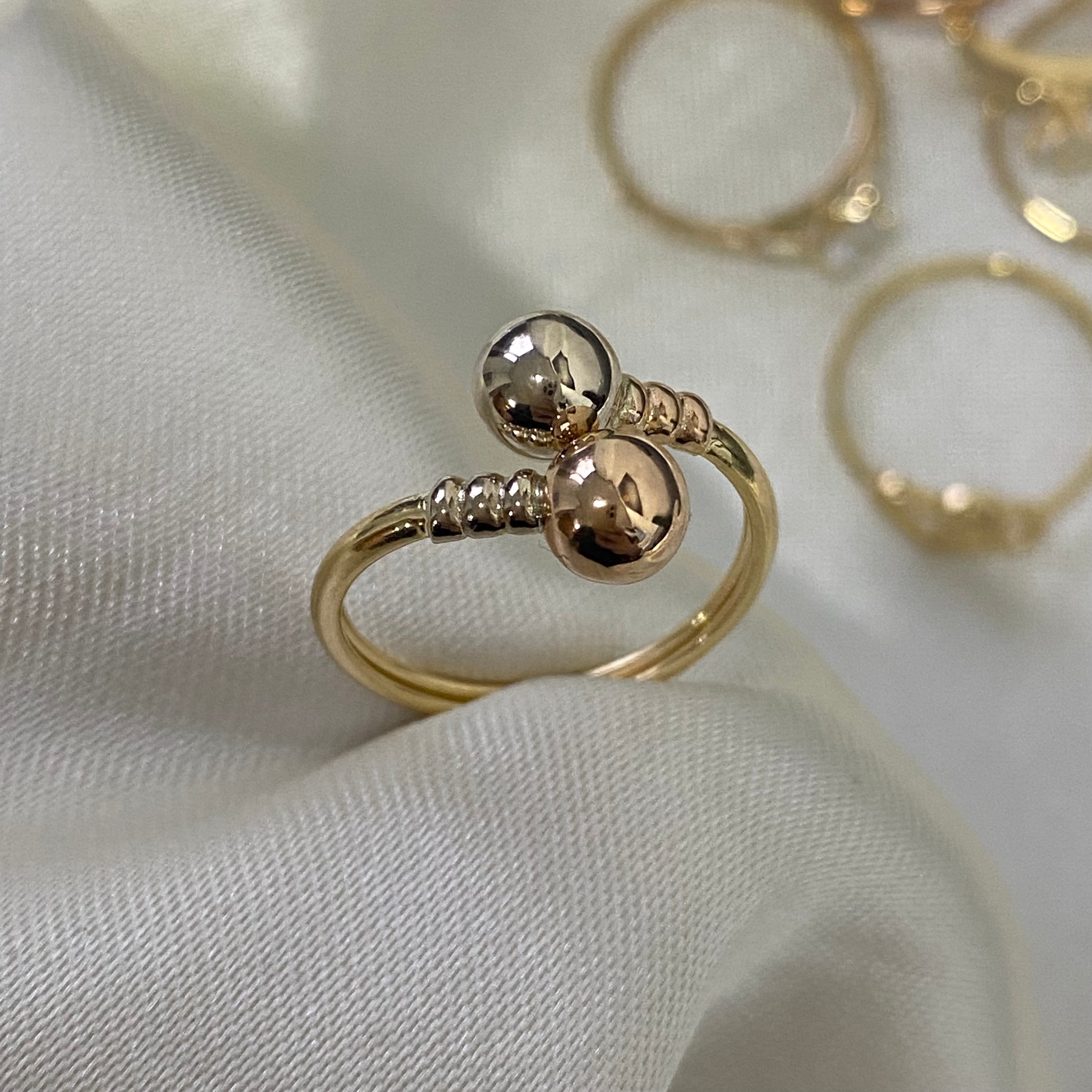 Anillo Tu y Yo 1.6gr- T8 1/4 Tres Oros