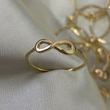 Copia de Anillo 0.9gr - T7 1/4 ZigZag Oro Amarillo