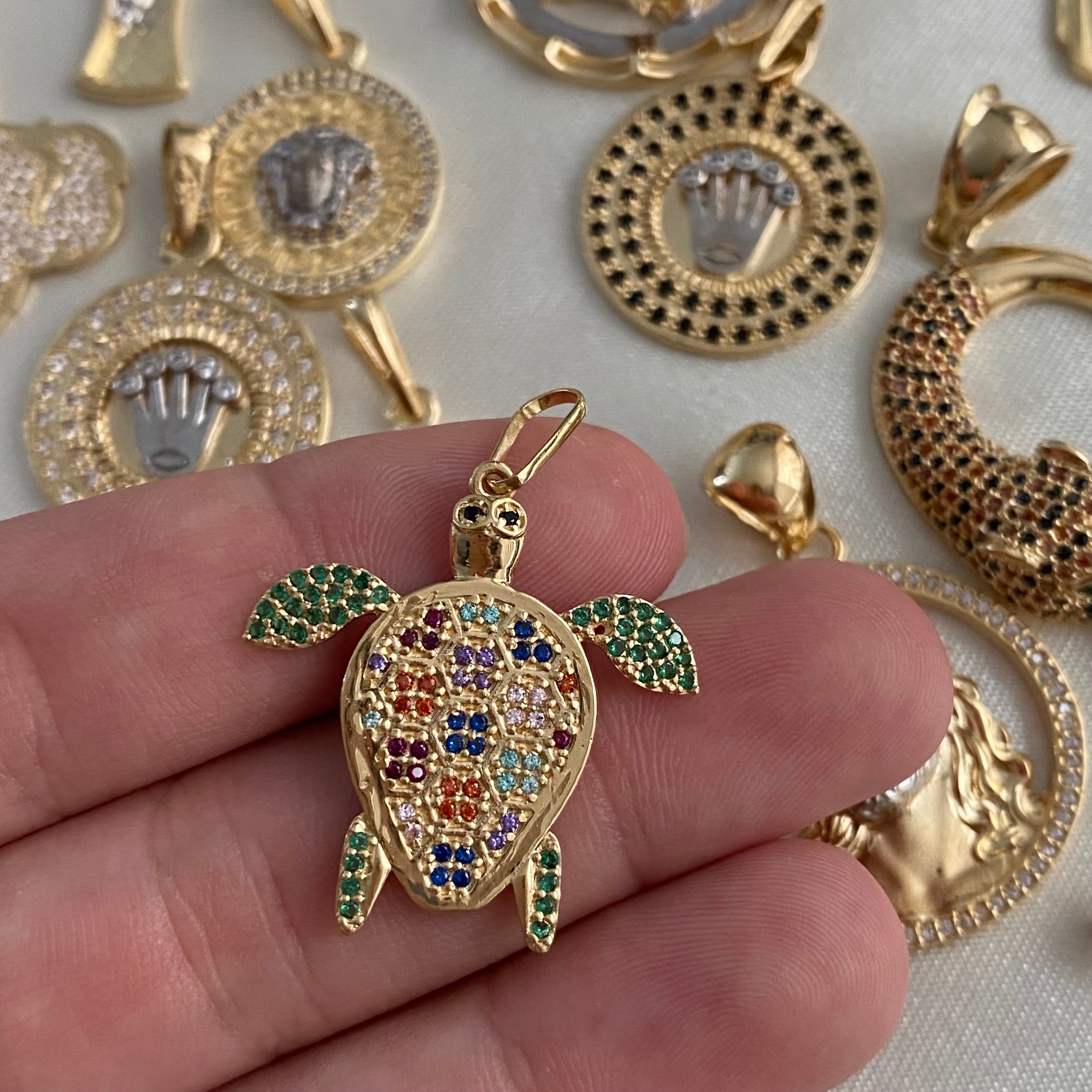 Dije Tortuga 3gr/3.3cm Oro Amarillo Circones