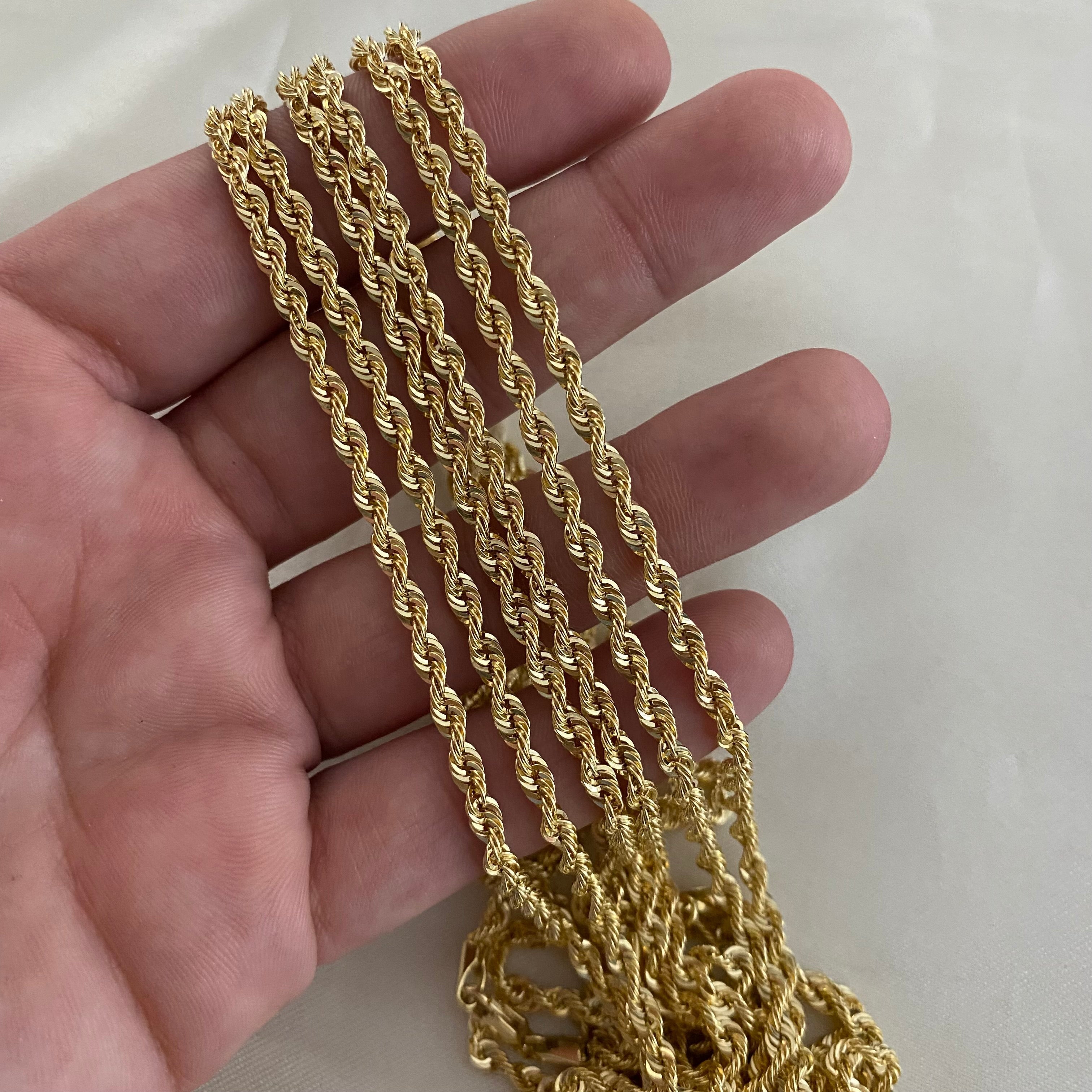 Cadena Lazo 5.3gr / 50cm Oro Amarillo +2