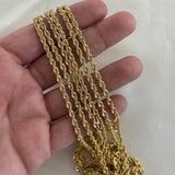 Cadena Lazo 5.3gr / 50cm Oro Amarillo +2