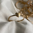 Anillo Corazon 1.5gr-T6 1/2 Liso Oro Amarillo