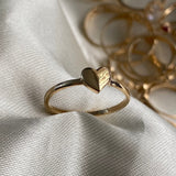 Anillo Corazon 1.5gr-T6 1/2 Liso Oro Amarillo