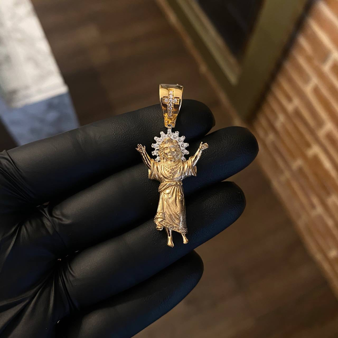 Dije Divino Niño 10.6gr/4.8cm Oro Amarillo