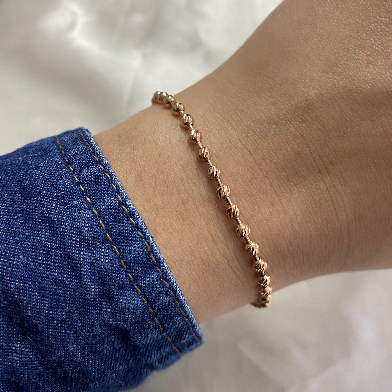 Pulso Militar 5.6gr/19cm Oro Rosa