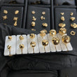 Topos Bola 8mm 1.35gr Discoteca Oro Amarillo