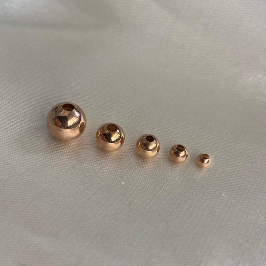 Bola Lisa 7mm / 0.23gr Oro Rosa