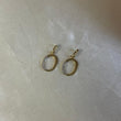 Dije Letra O Dos Oros 0,8gr