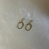 Dije Letra O Dos Oros 0,8gr