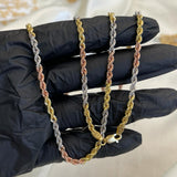 Cadena Lazo 9,6gr/70cm Tres Oros