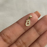 Dije Letra B 0.4gr Oro Amarillo