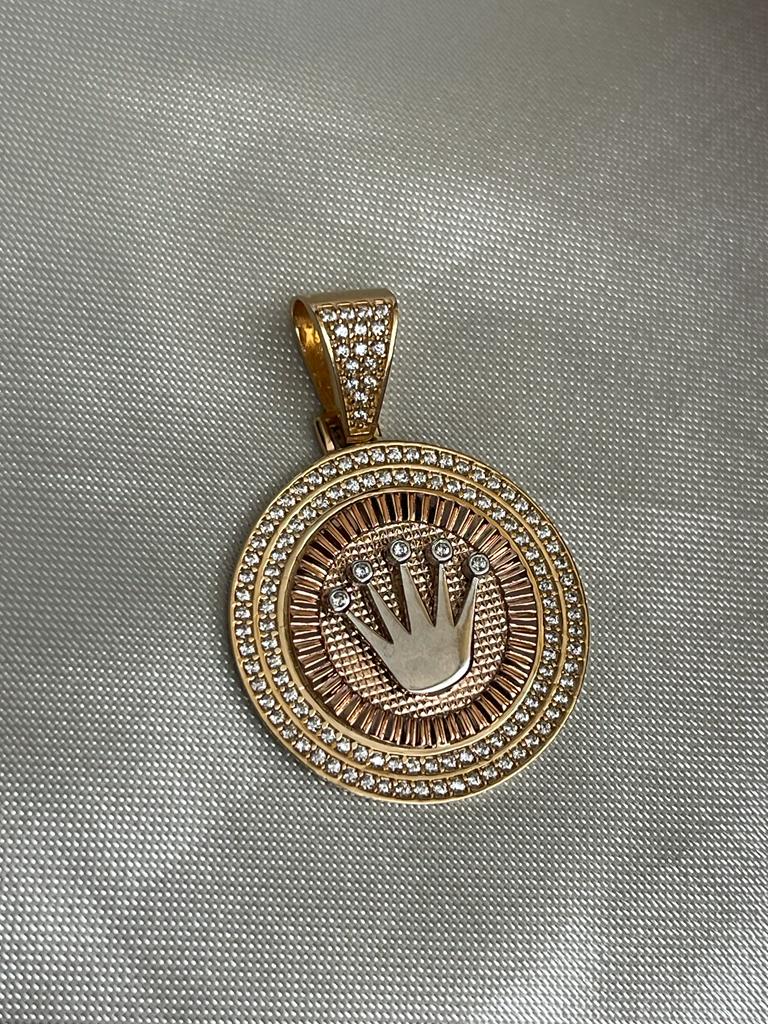 Dije Corona Tres Oros 6.5gr