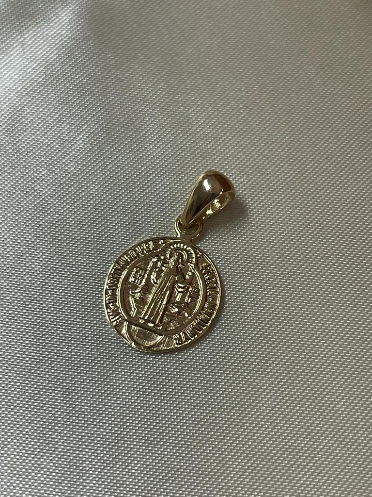 Dije San Benito 2,7gr Medalla Oro Amarillo