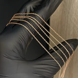 Cadena Aro Seguido Oro Rosa 1.6gr/50cm