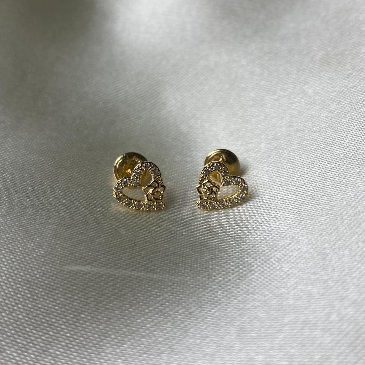 Topos Corazón Flor Circones 1,15gr