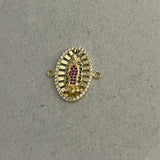 Herraje Virgen Guadalupe 3.3gr Oro Amarillo