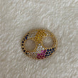 Herrajes GC 2.45gr Oro Amarillo Circones Colores