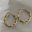 Candongas 2.75gr/2.6cm Entorchadas Lisas Oro Amarillo