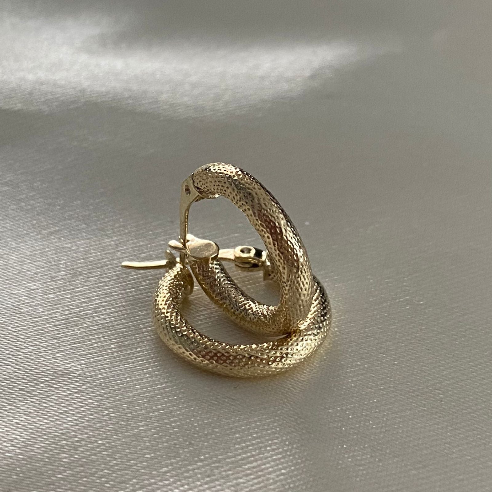 Candongas Serpiente 1.8gr/1.8cm Oro Amarillo