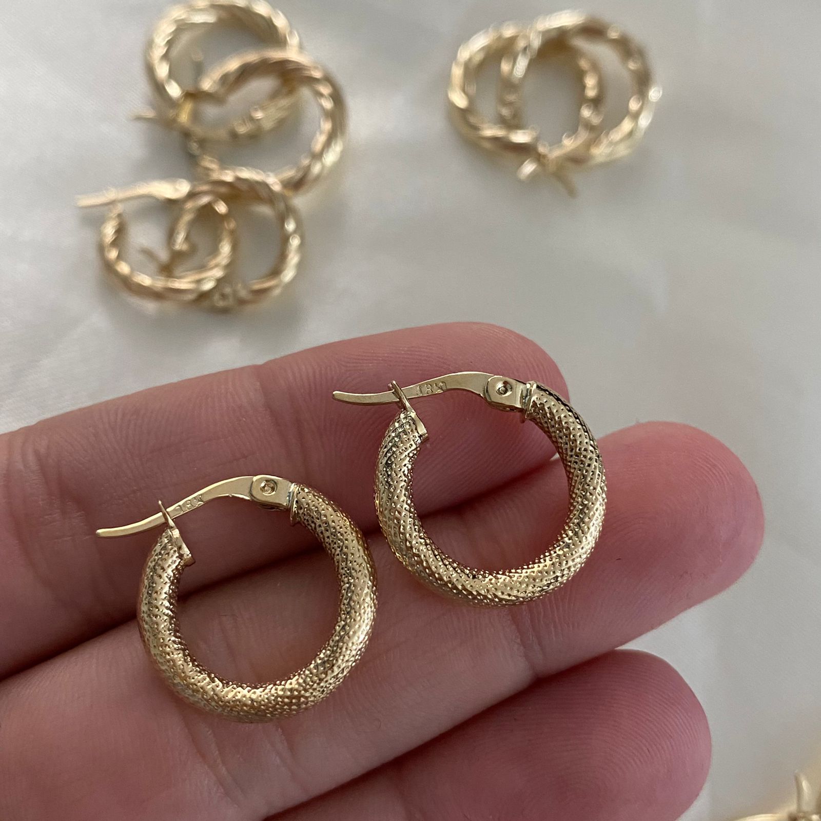 Candongas Serpiente 1.8gr/1.8cm Oro Amarillo