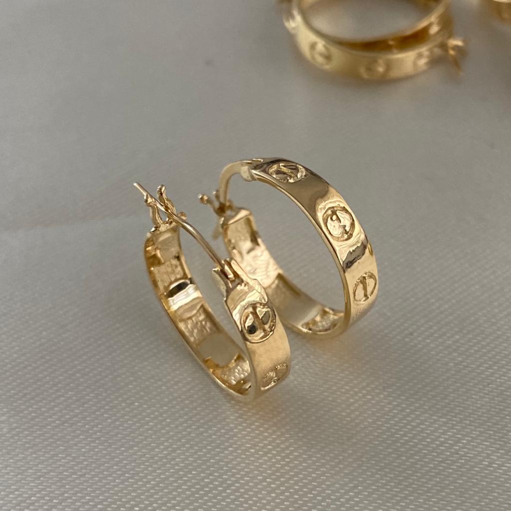 Candongas Ct 3.5gr Oro Amarillo