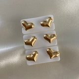 Topos Corazon 0.75gr Soplado Oro Amarillo
