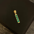 Dije Cuarteto Esmeralda 1.75gr/2.2cm 40pts Oro Amarillo (Joya)