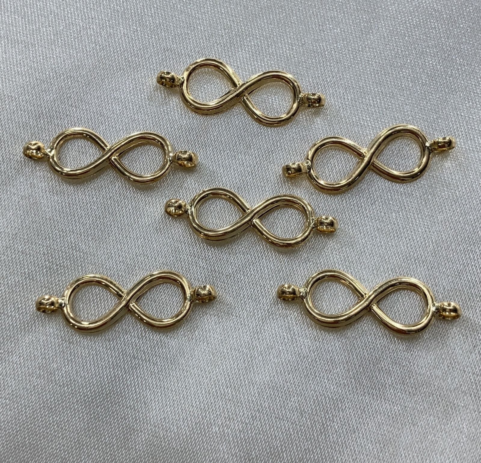 Herraje Infinito Lisos Oro Amarillo