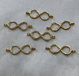 Herraje Infinito Lisos Oro Amarillo