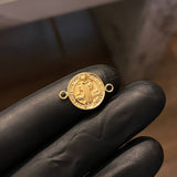 Herraje San Benito 1.35gr / 2cm Liso Oro Amarillo
