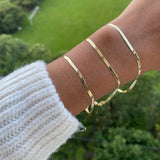 Pulso Espejo 1.4gr/19cm Oro Amarillo +2