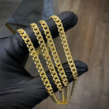 Cadena Cubana 17.45gr / 65cm / 4.9mm Oro Amarillo +3