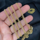 Cadena Sedusa 4.25gr/45cm Oro Amarillo +3