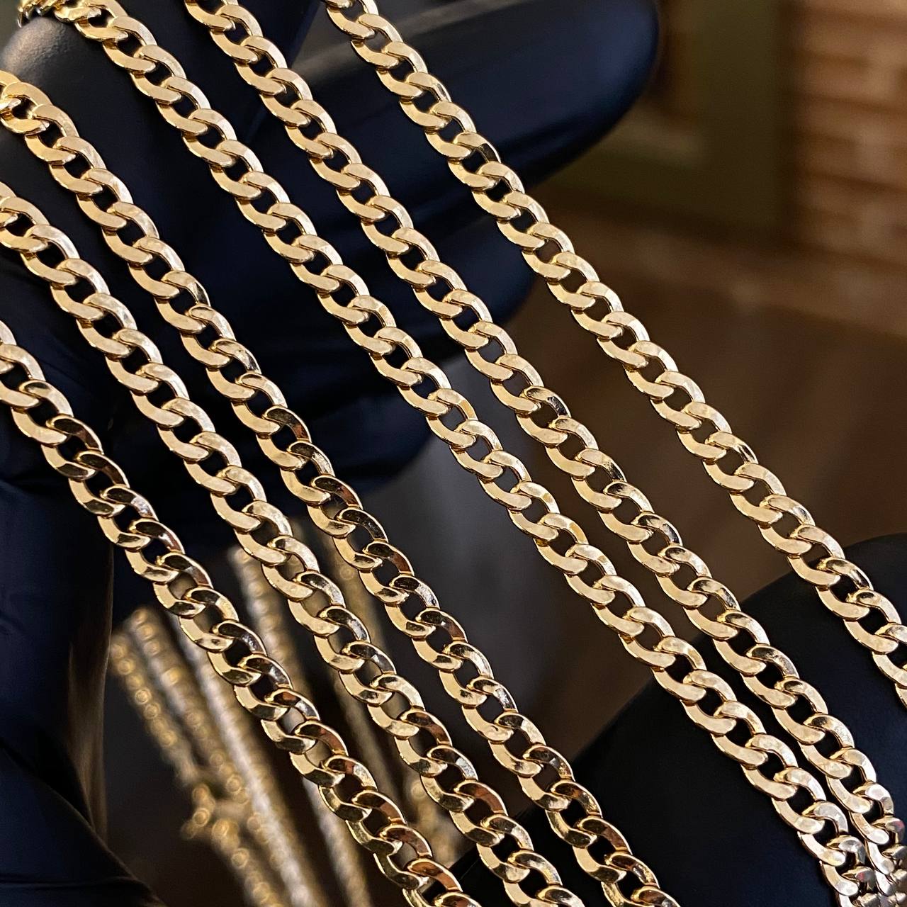 Cadena Cubana 6.95gr/60cm Oro Amarillo +0*