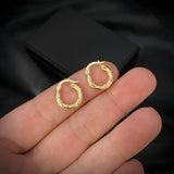 Candongas Espiral 1.35gr/1.3cm Oro Amarillo