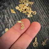 Dije Angel 0.35gr/1.6cm Tiny Liso Oro Amarillo*